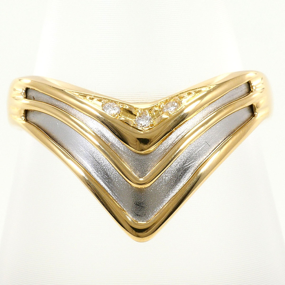 VINTAGE 18k Gold Diamond Ring